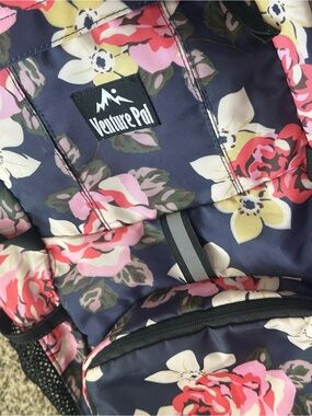 Venture Pal Floral Navy Hiking School Backpack
